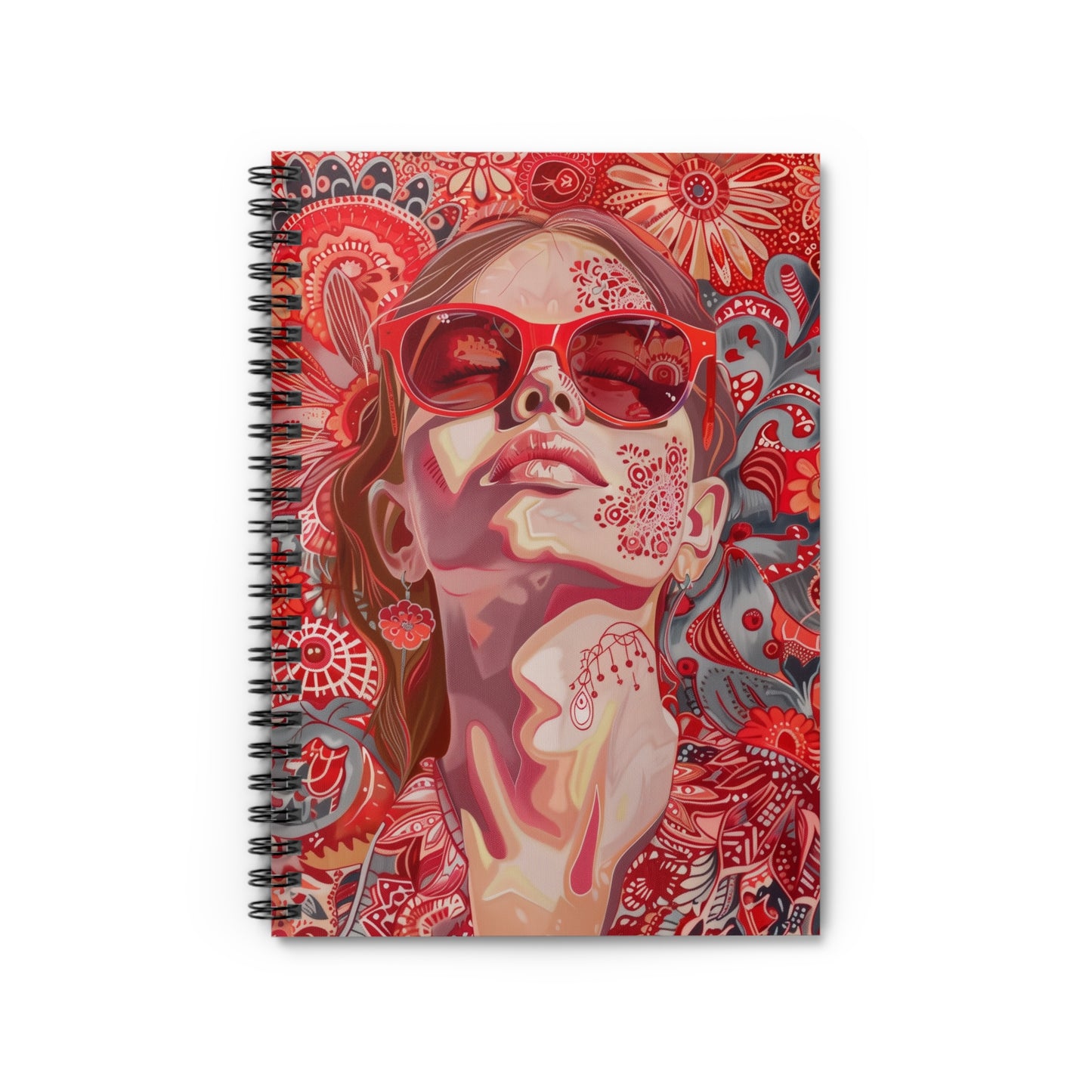 Summer Vibes Spiral Notebook (Ruled)