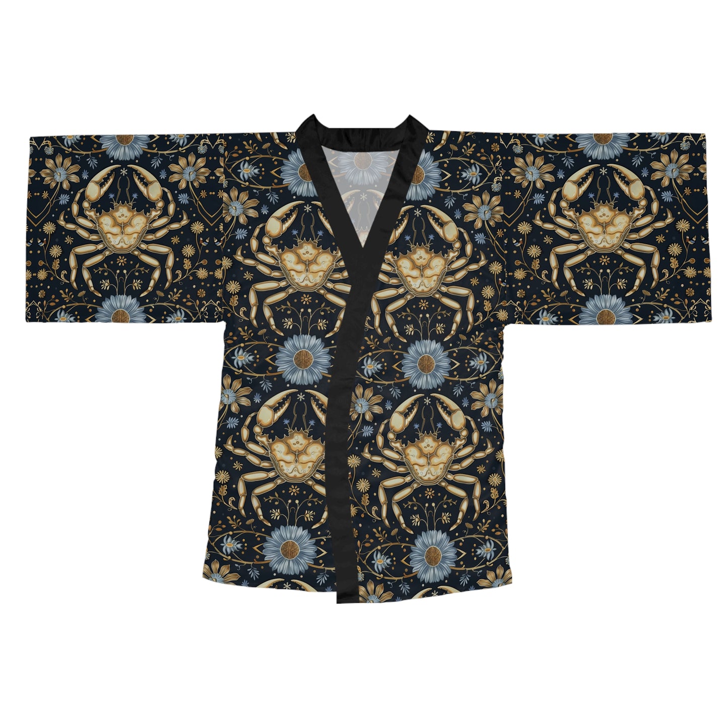 Long Sleeve Kimono Robe (AOP) for Cancer