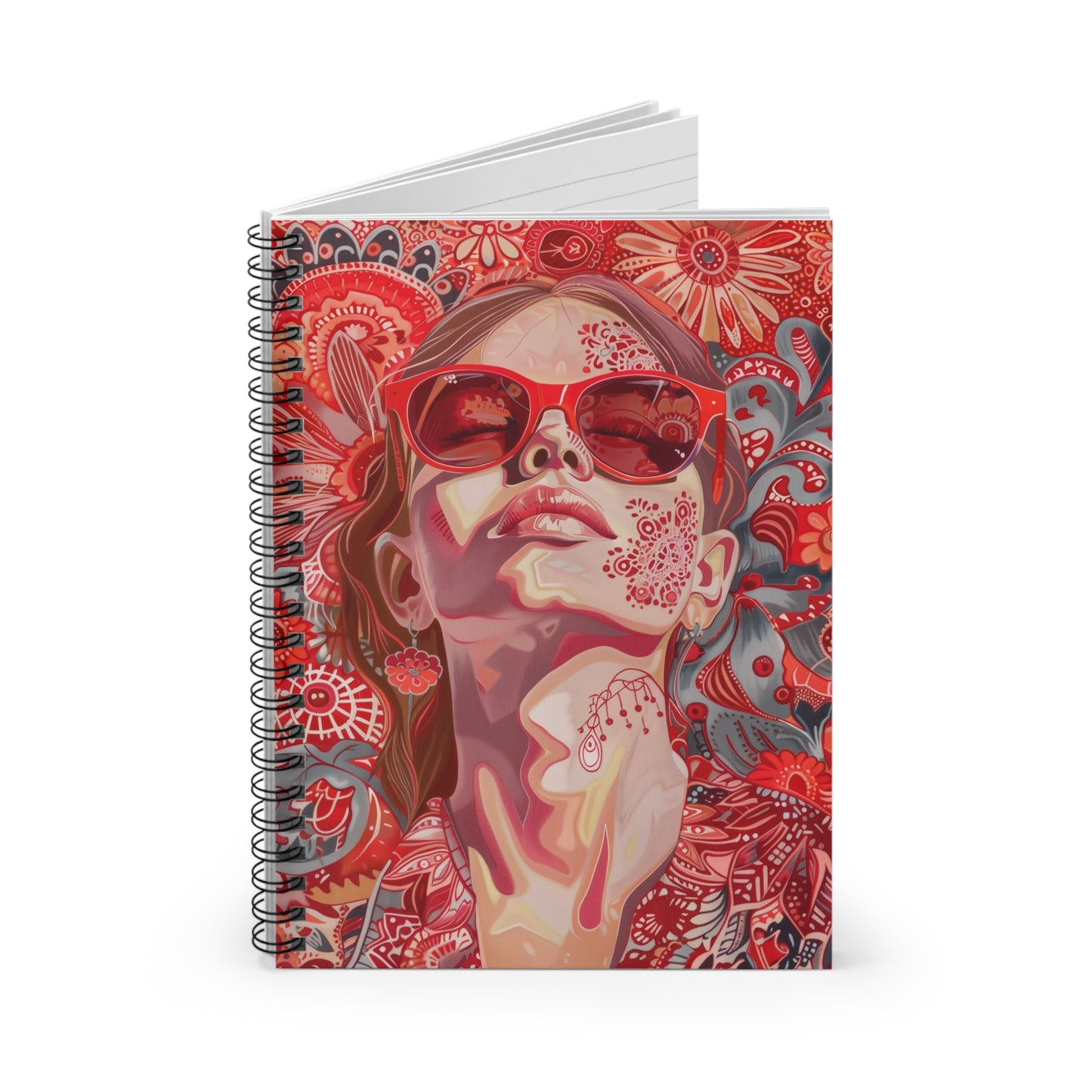 Summer Vibes Spiral Notebook (Ruled)