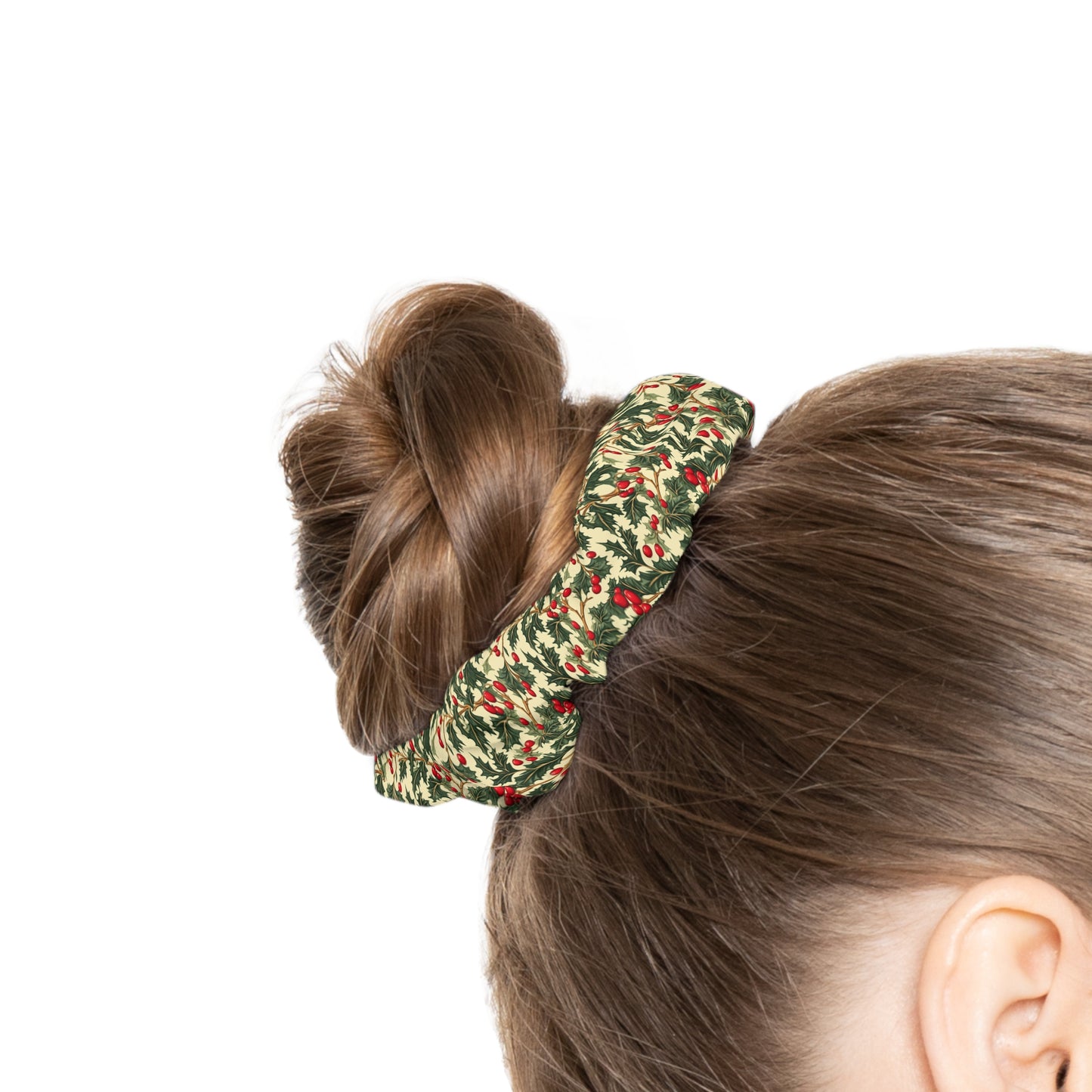 Holly Berry Christmas Scrunchie