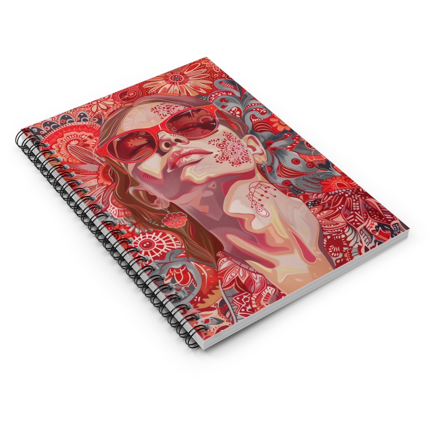 Summer Vibes Spiral Notebook (Ruled)