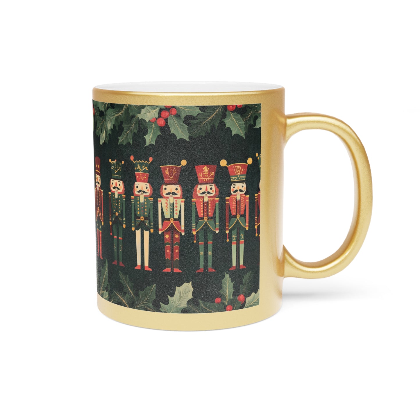 Nutcracker Metallic Gold Mug