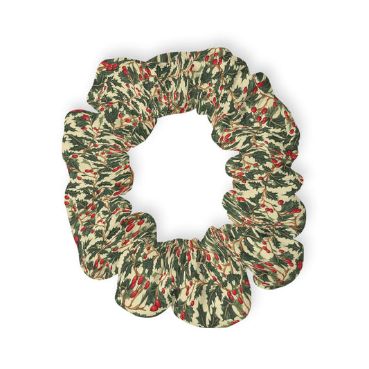 Holly Berry Christmas Scrunchie