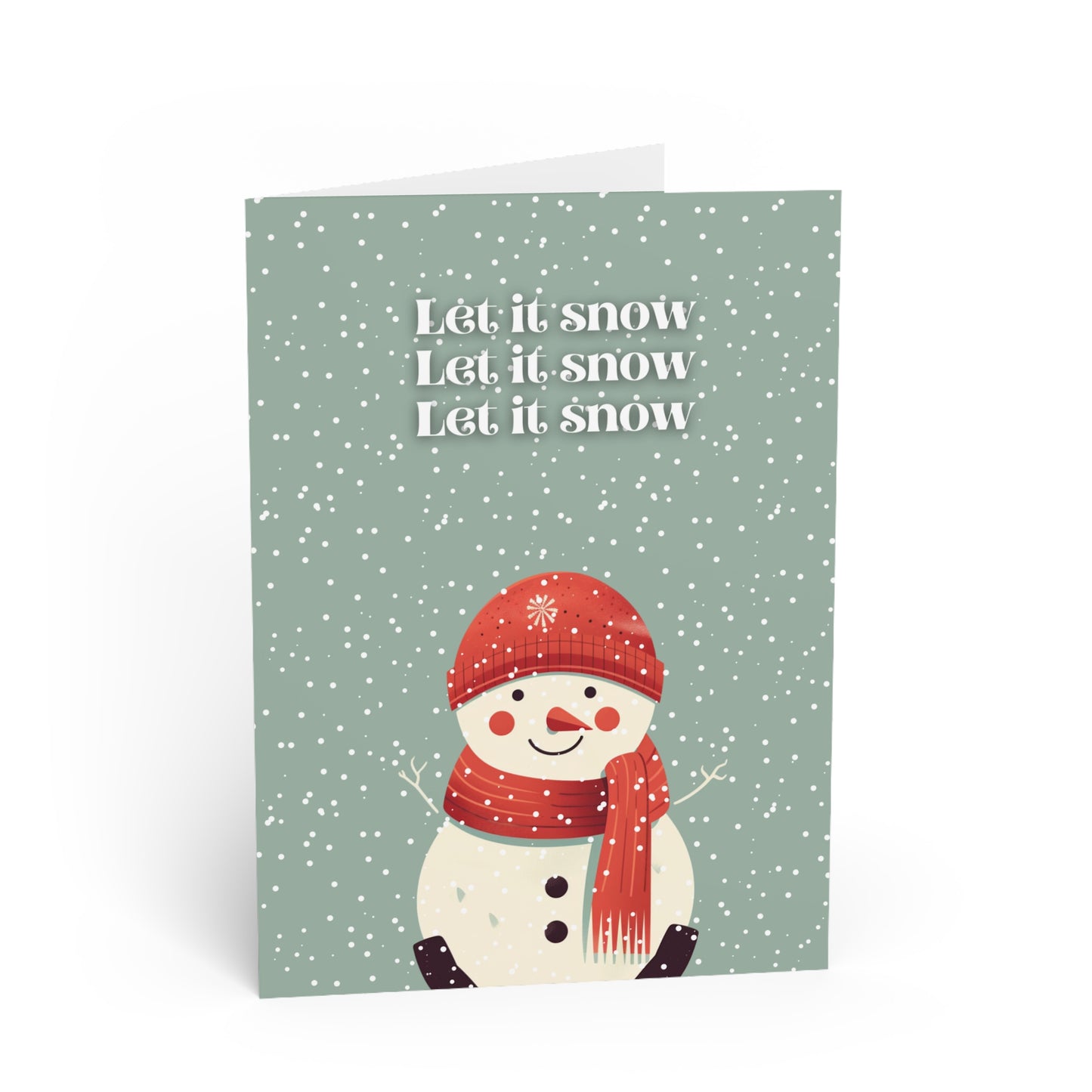 Frosty the Snowman Christmas Card