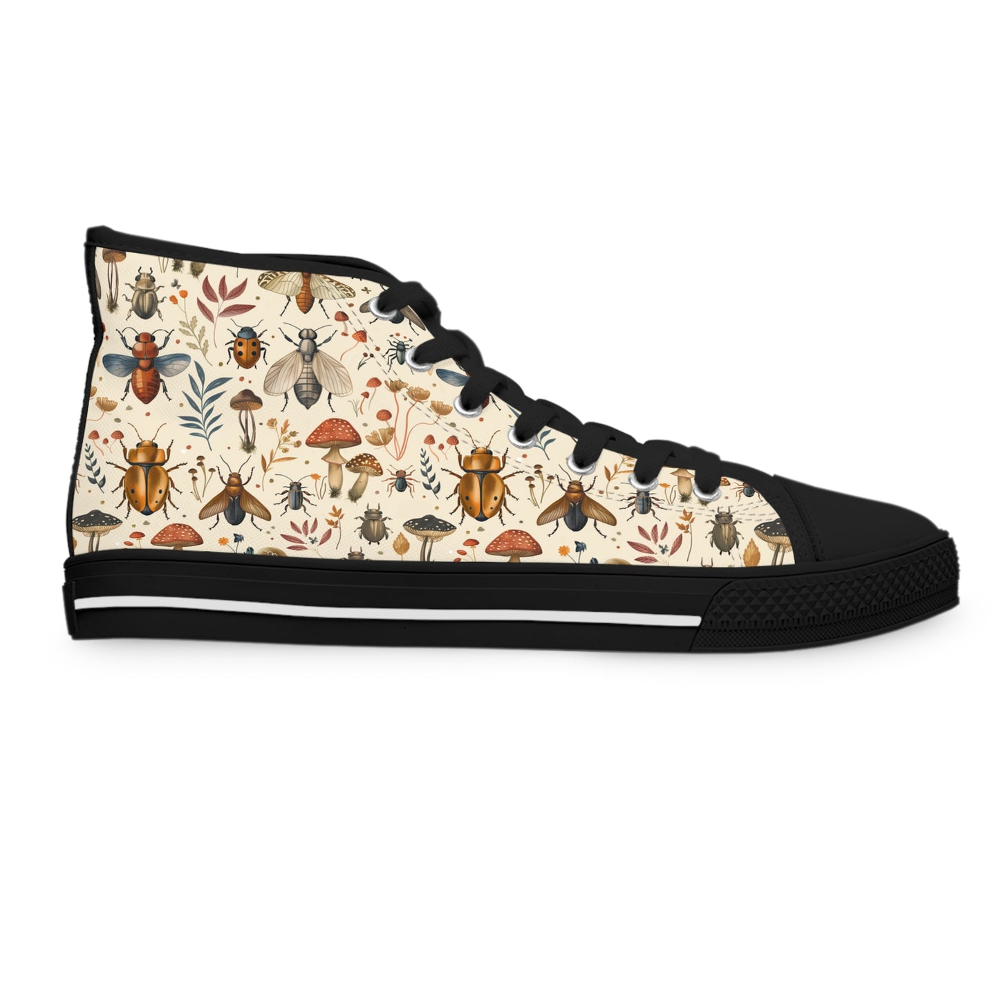 Women's High Top Sneakers in Vintage Botanica