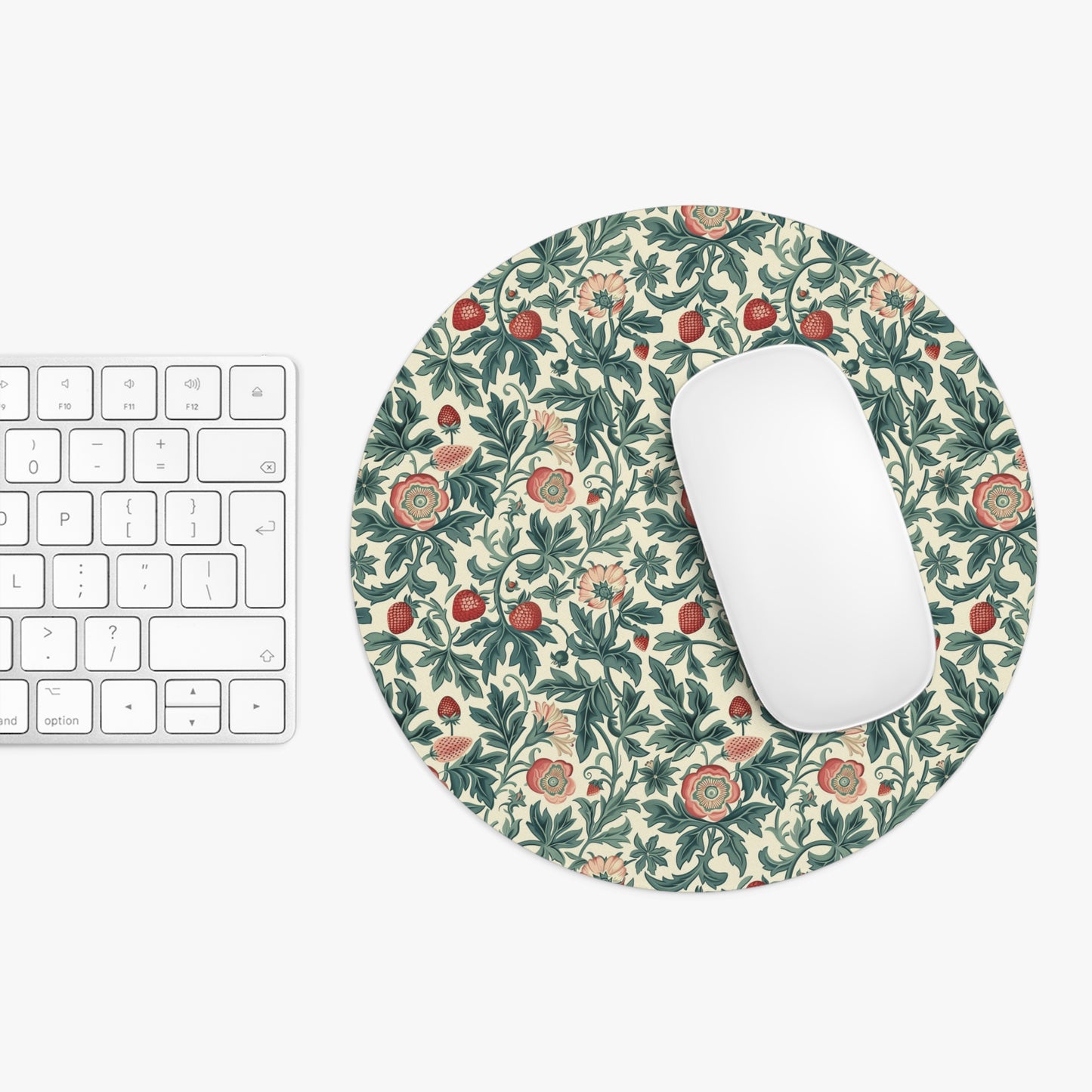 Round Mouse Pad in Strawberry