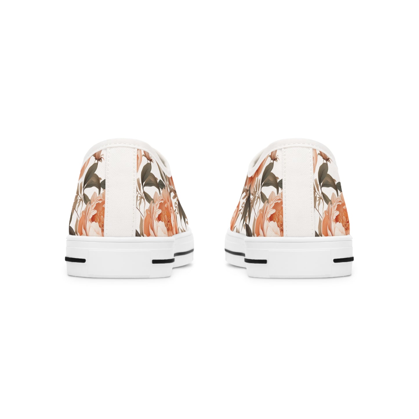 Women's Low Top Sneakers in Fuzzy Peach