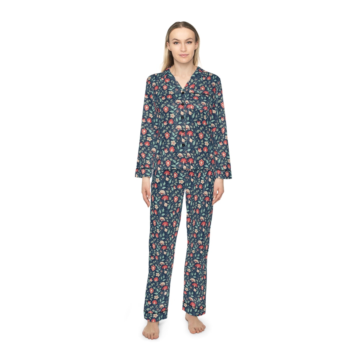 Women's Satin Pyjamas in Kelmscott