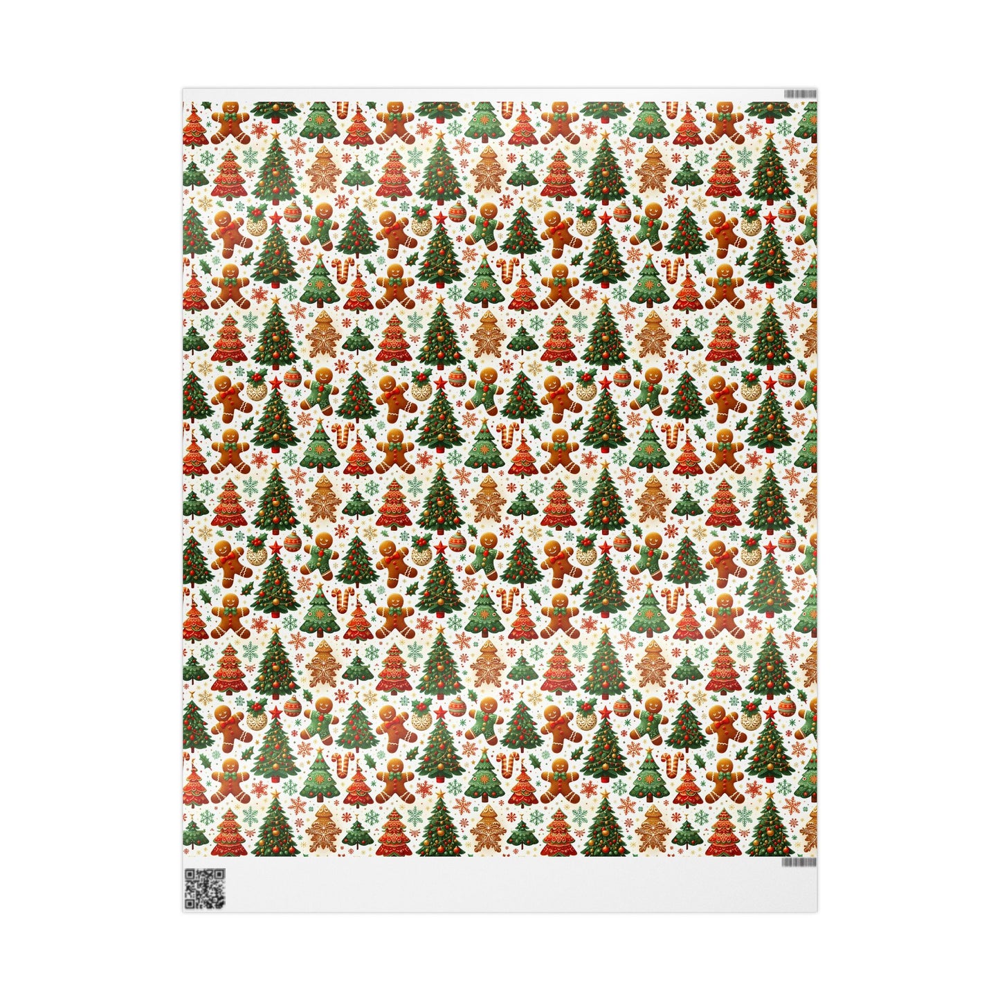 Gingerbread Christmas Wrapping Paper