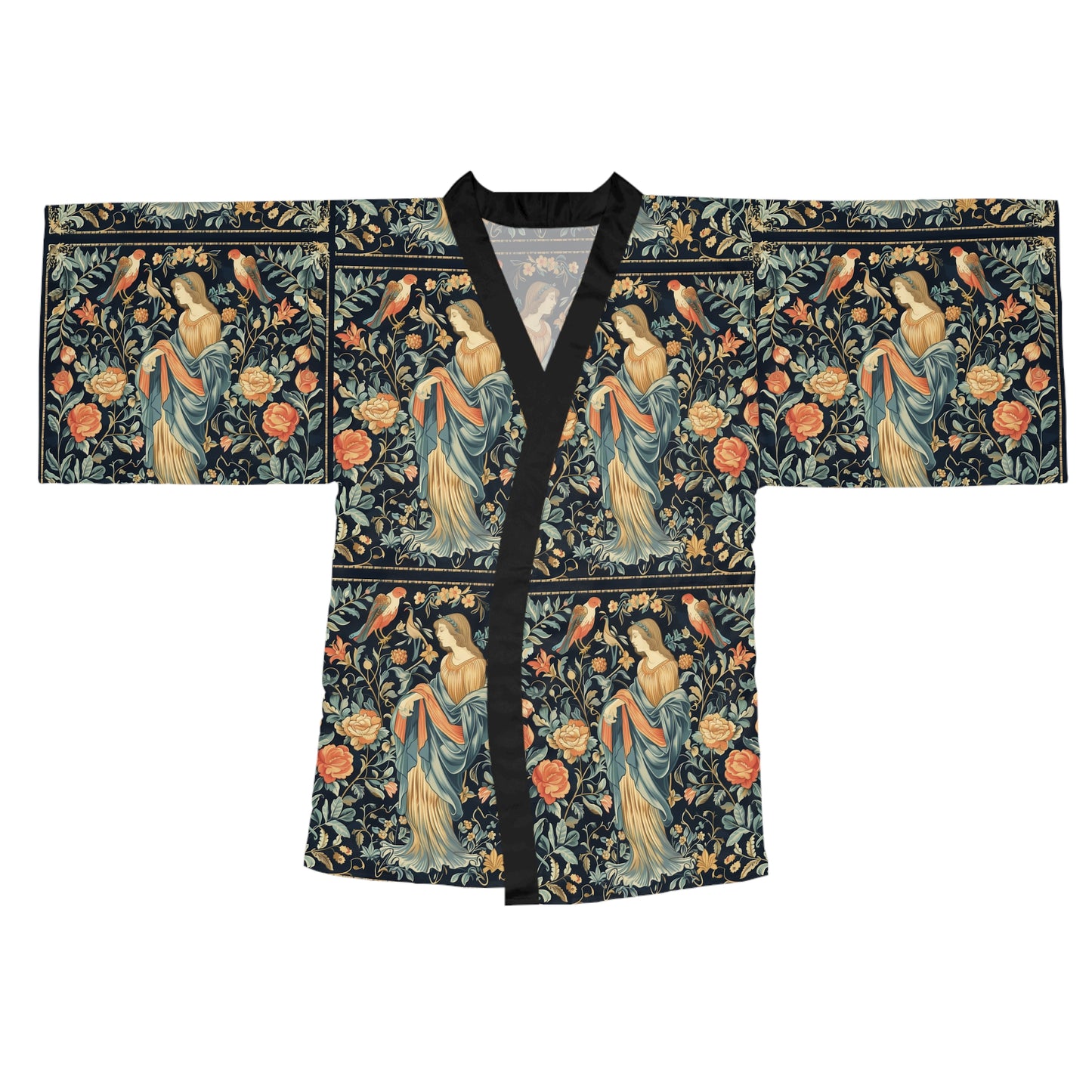 Long Sleeve Kimono Robe (AOP) for Virgo