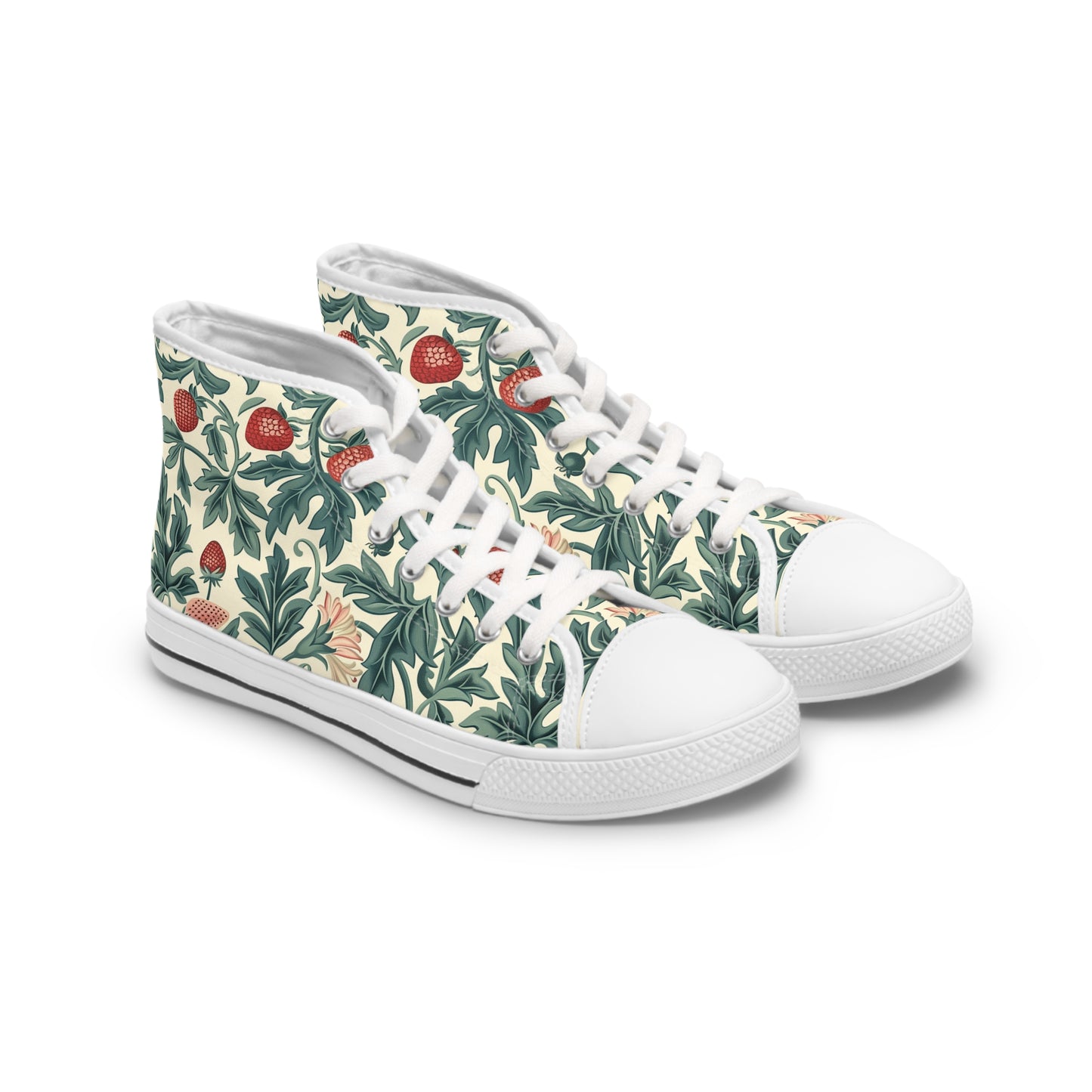 Women's High Top Sneakers in Strawberry