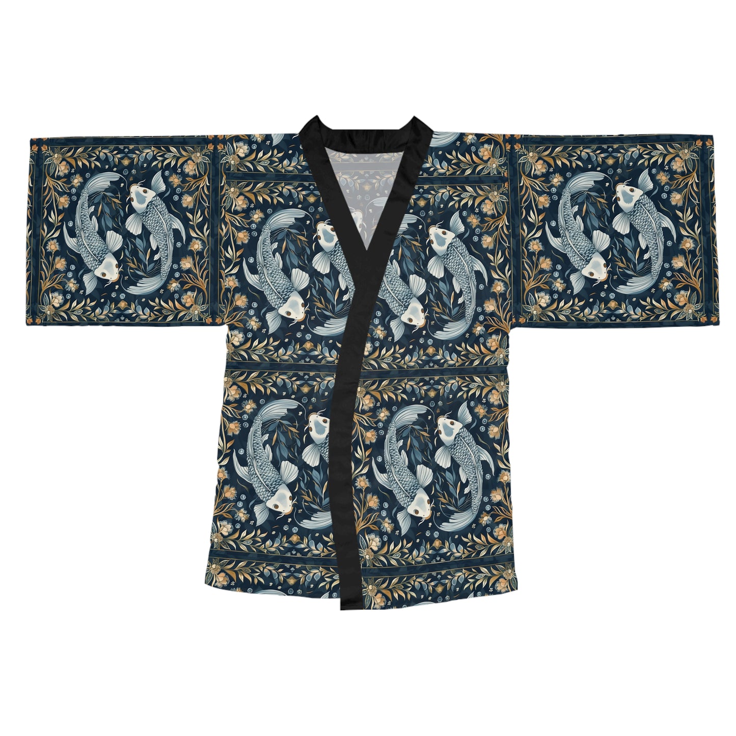 Long Sleeve Kimono Robe (AOP) for Pisces