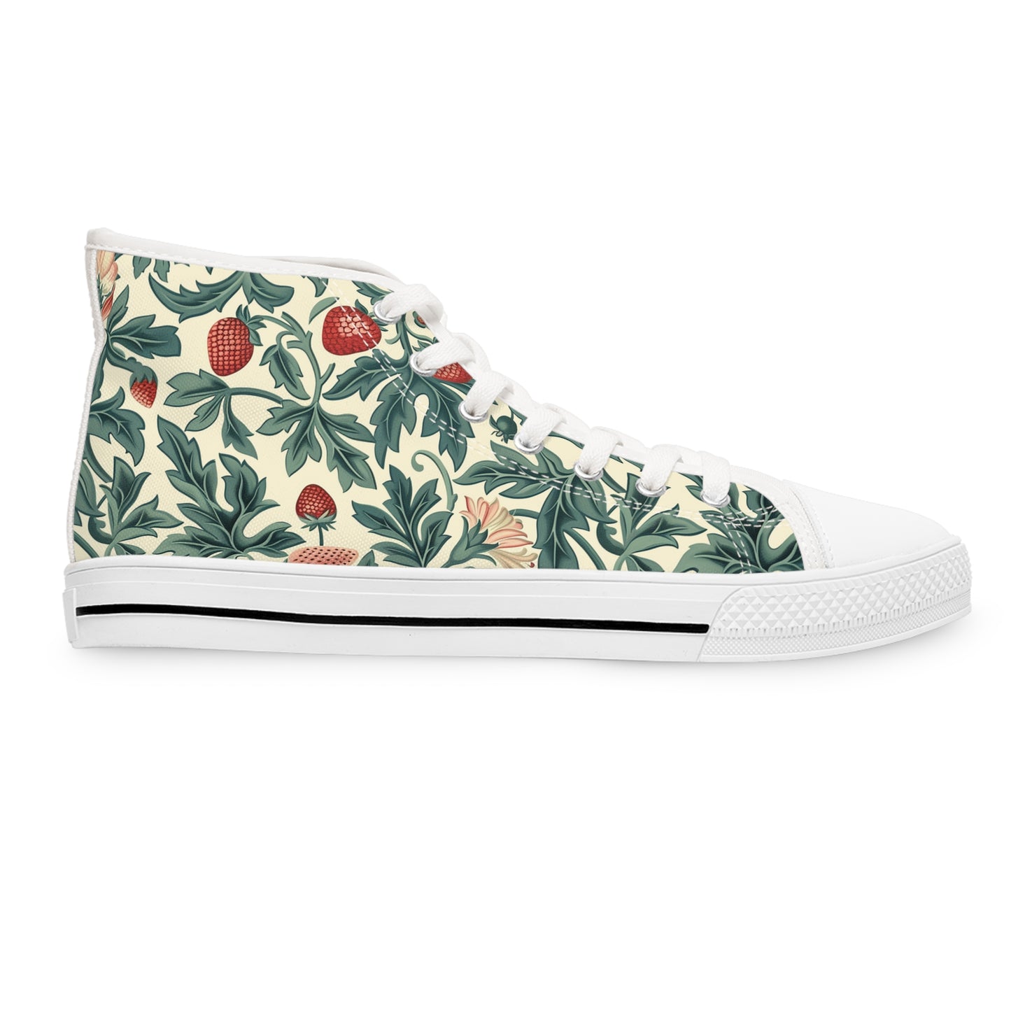 Women's High Top Sneakers in Strawberry