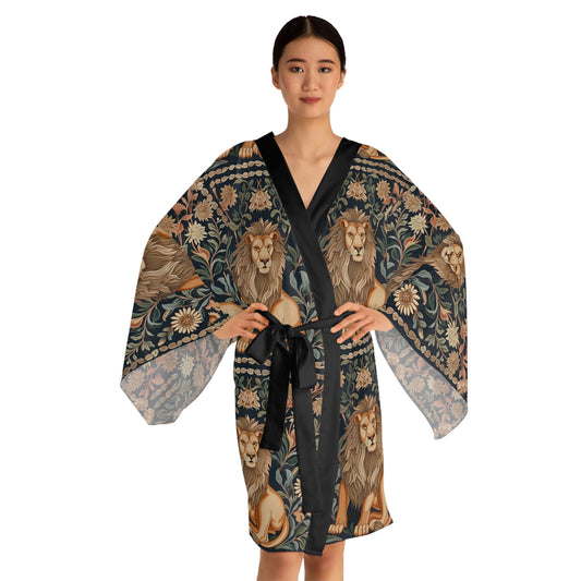 Long Sleeve Kimono Robe (AOP) for Leo