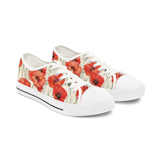 Women's Low Top Sneakers in Poppy