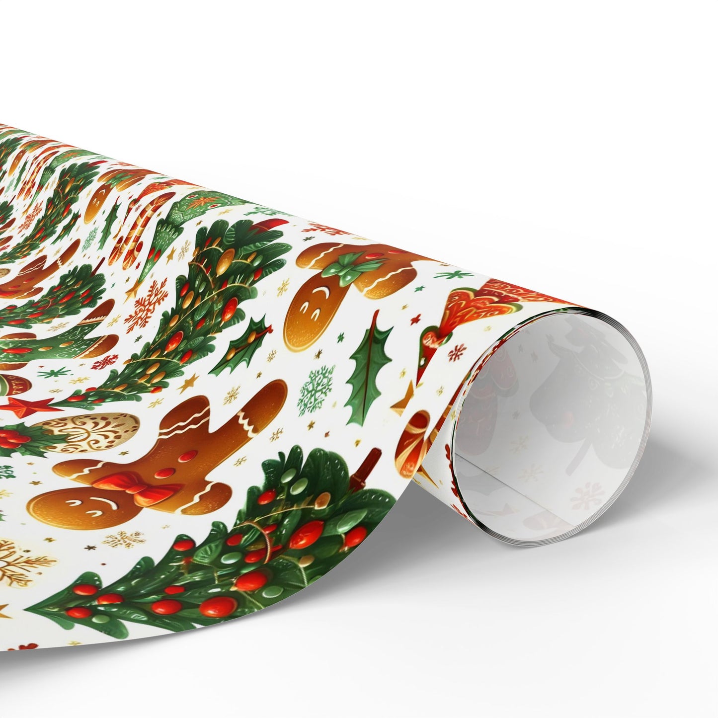 Gingerbread Christmas Wrapping Paper