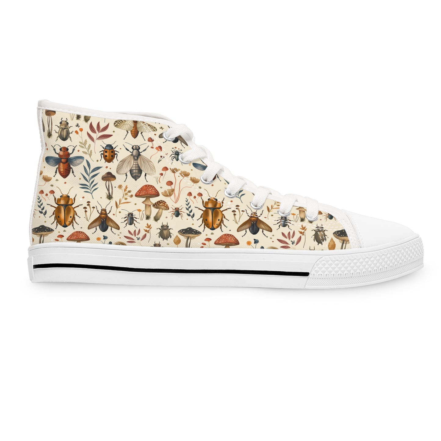 Women's High Top Sneakers in Vintage Botanica