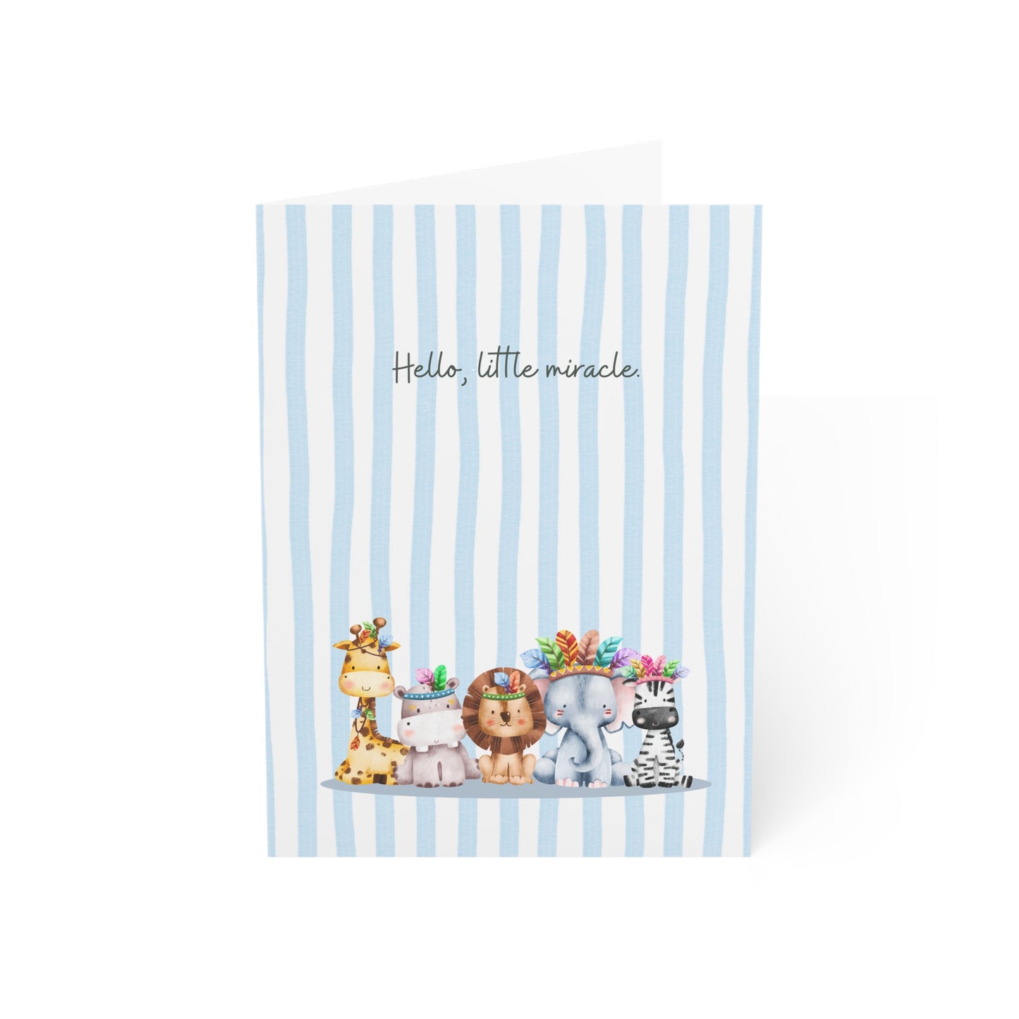 Newborn Baby Greeting Card (Blue)