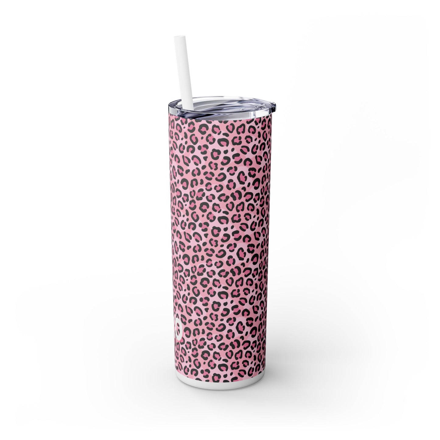 Skinny 20oz Tumbler with Straw in Hugs & Kisses