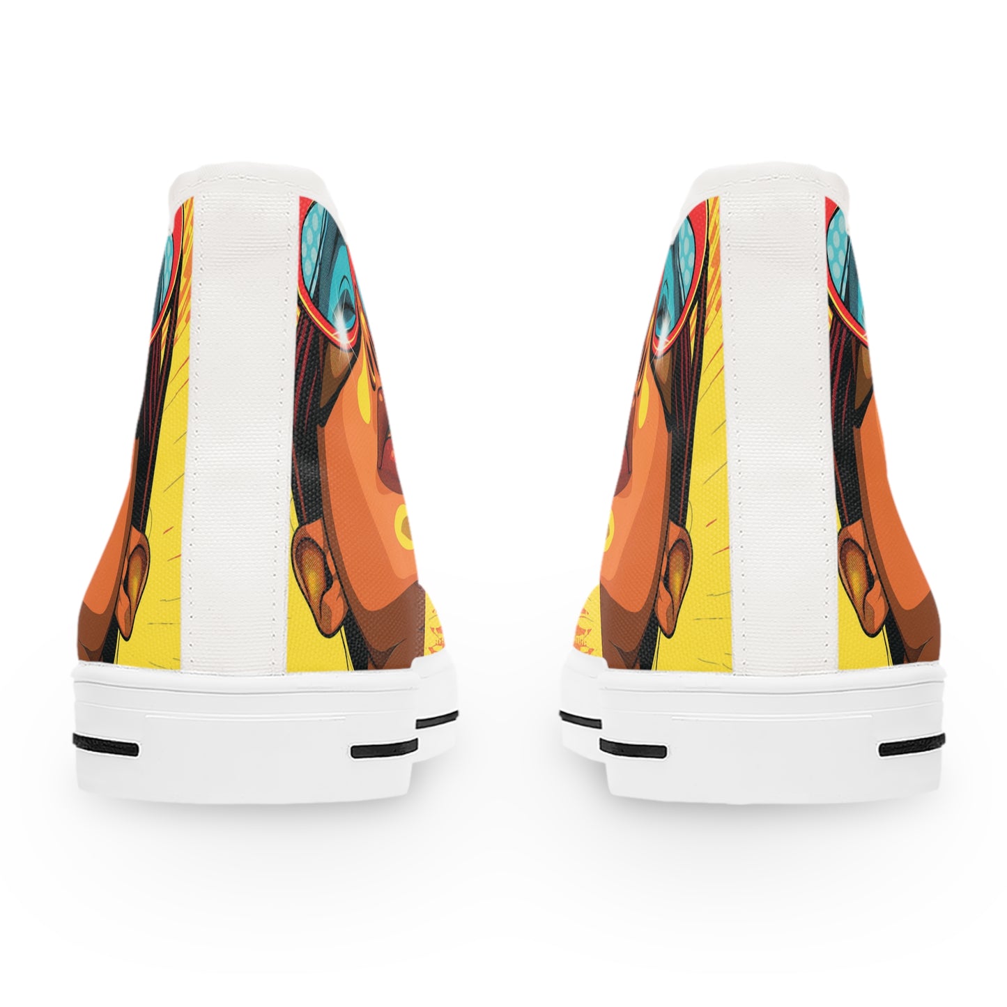 Women's High Top Sneakers in Summer Vibe