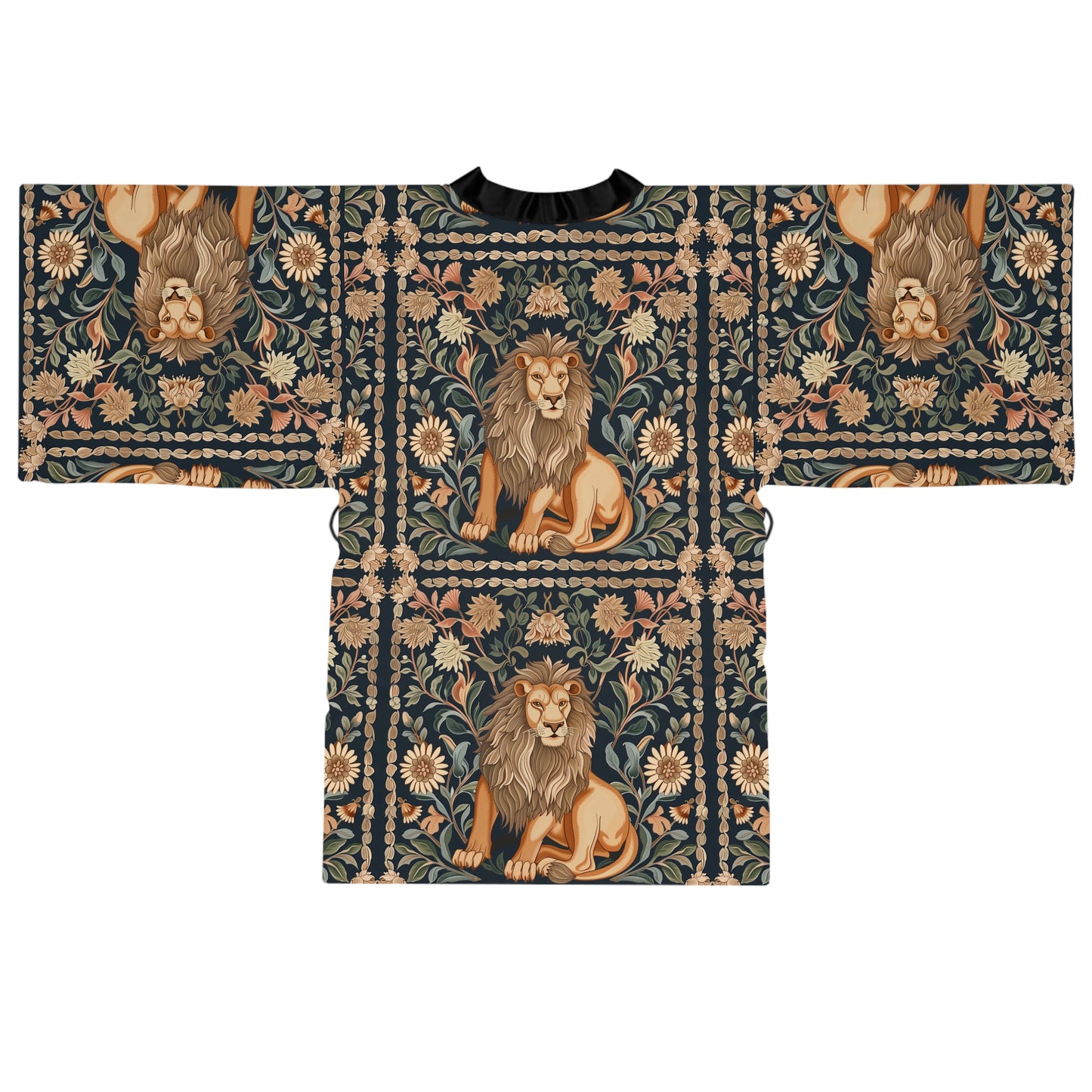 Long Sleeve Kimono Robe (AOP) for Leo