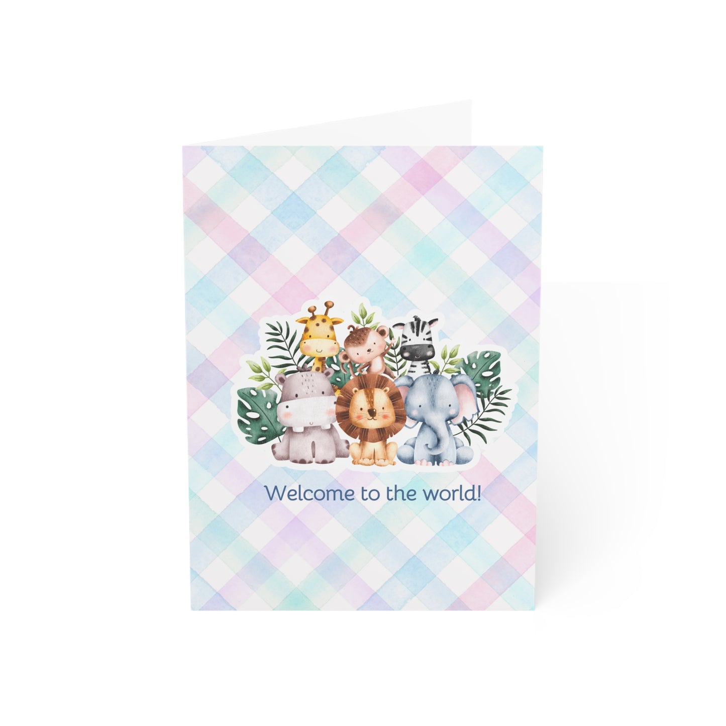 Welcome to the World Newborn Baby Greeting Card