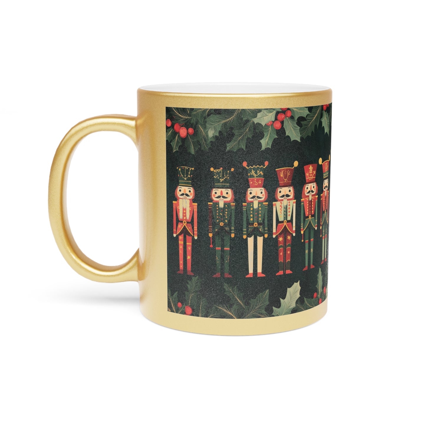 Nutcracker Metallic Gold Mug